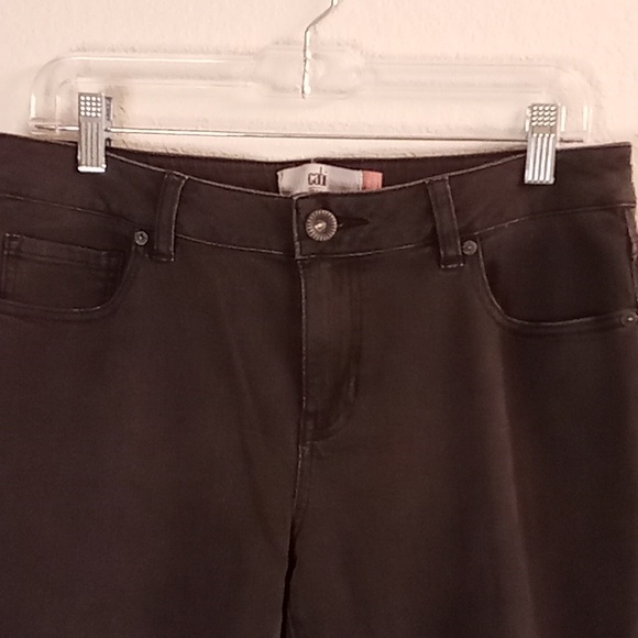 CABI Jeans curvy slim boot Size 10 Black Color B6 - Picture 4 of 9